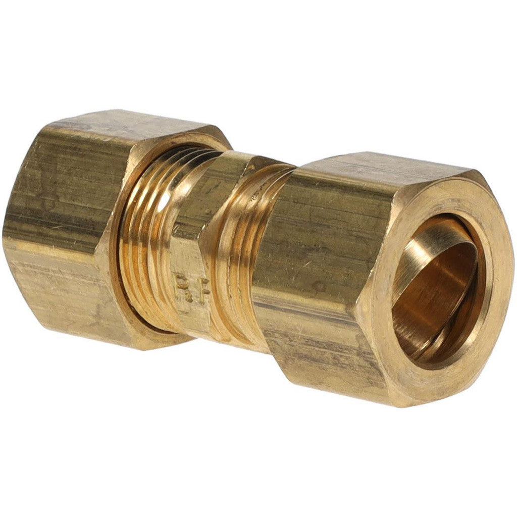 Parker 62C-10 Compression Tube Union: 13/16-18, 5/8" Tube OD, Compression x Compression