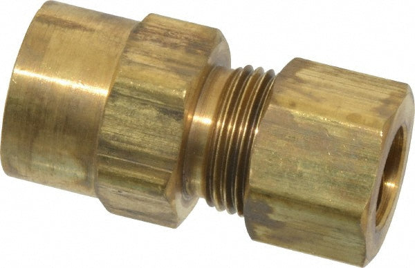 Parker 66C-6-4 Compression Tube Female Connector: 1/4-18, 3/8" Tube OD, Compression x FNPT