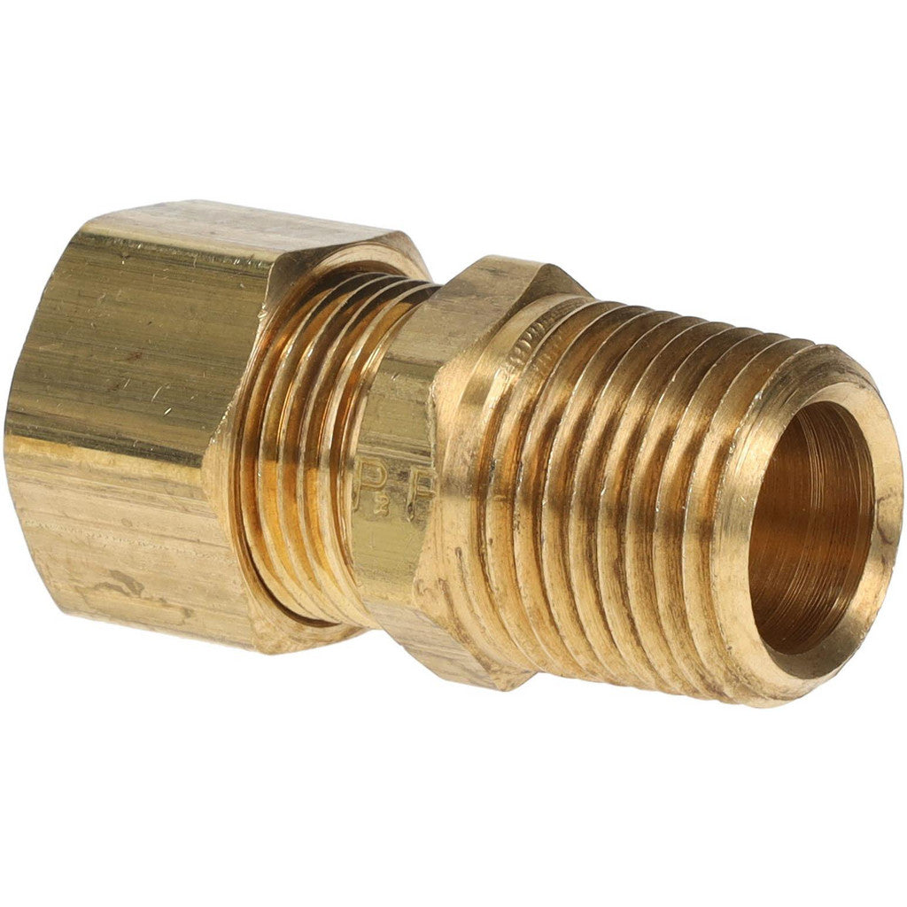 Parker 68C-10-8 Compression Tube Male Connector: 1/2-14, 5/8" Tube OD, Compression x MNPTF
