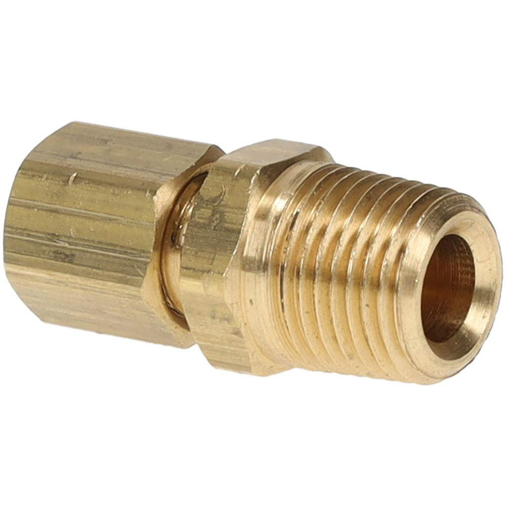 Parker 68C-2-2 Compression Tube Male Connector: 1/8-27, 1/8" Tube OD, Compression x MNPTF (Pack of 5)