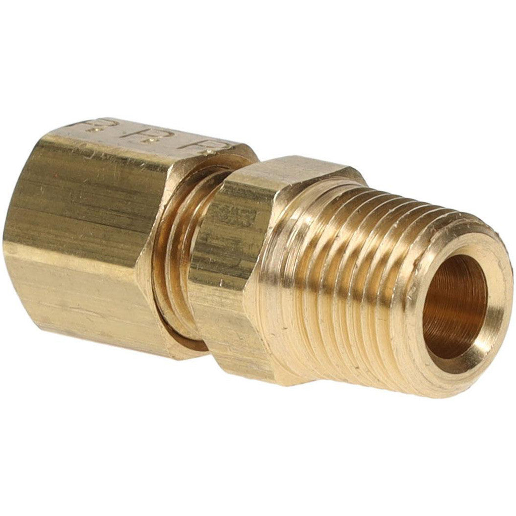 Parker 68C-3-2 Compression Tube Male Connector: 1/8-27, 3/16" Tube OD, Compression x MNPTF (Pack of 5)