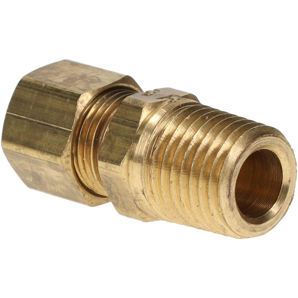 Parker 68C-5-4 Compression Tube Male Connector: 1/4-18, 5/16" Tube OD, Compression x MNPTF (Pack of 5)