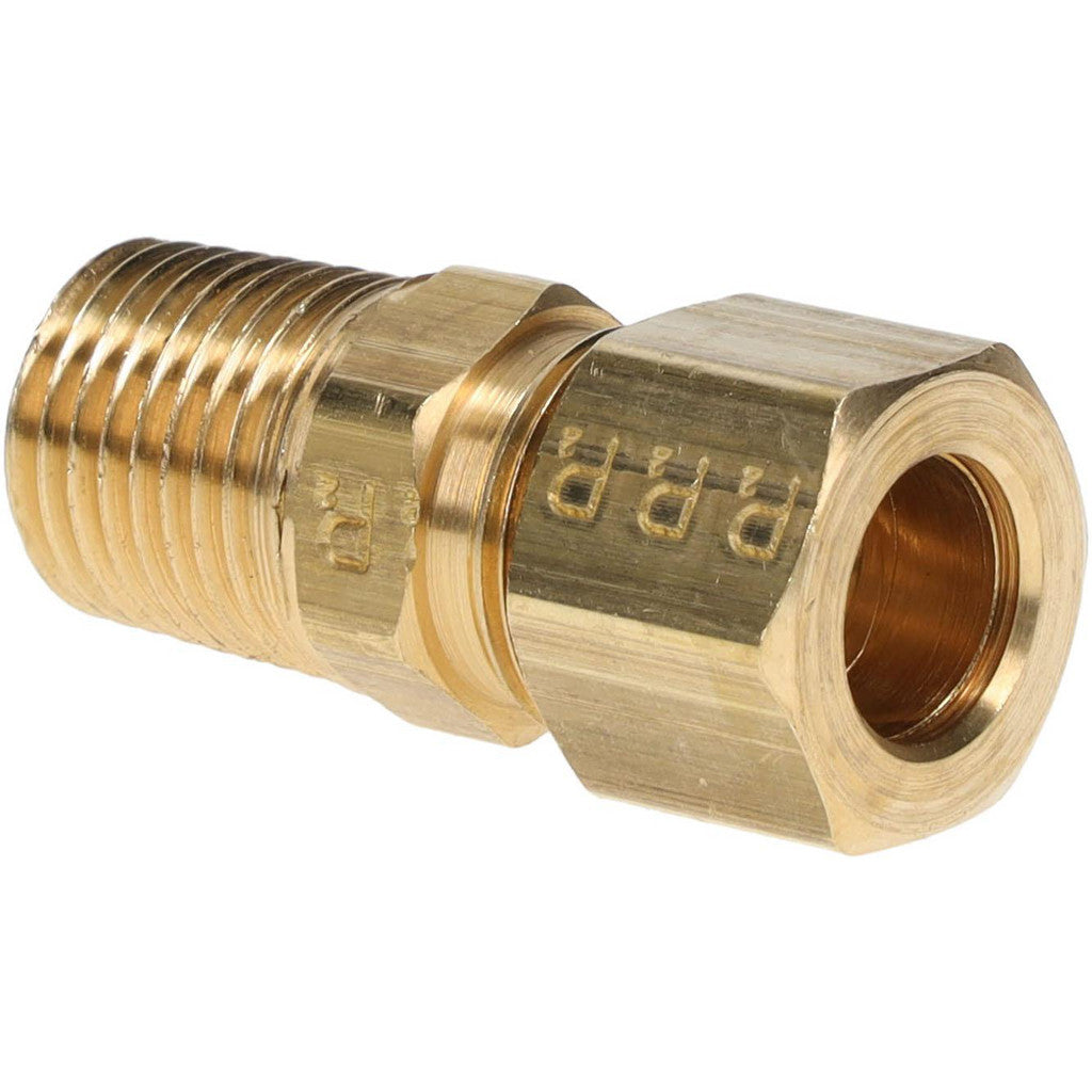 Parker 68C-6-4 Compression Tube Connector: 1/4-18" Thread, Compression x MNPT (Pack of 5)