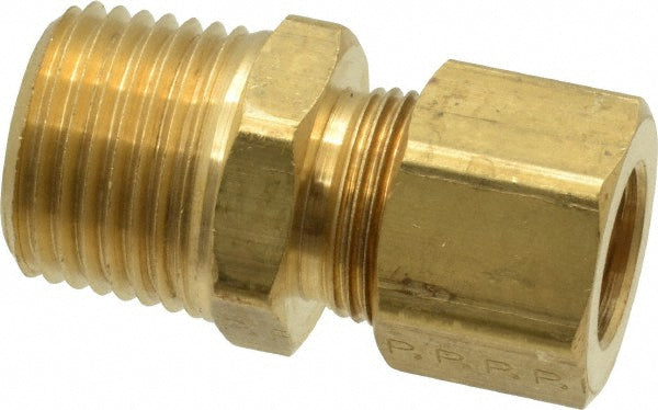 Parker 68C-8-8 Compression Tube Male Connector: 1/2-14, 1/2" Tube OD, Compression x MNPTF