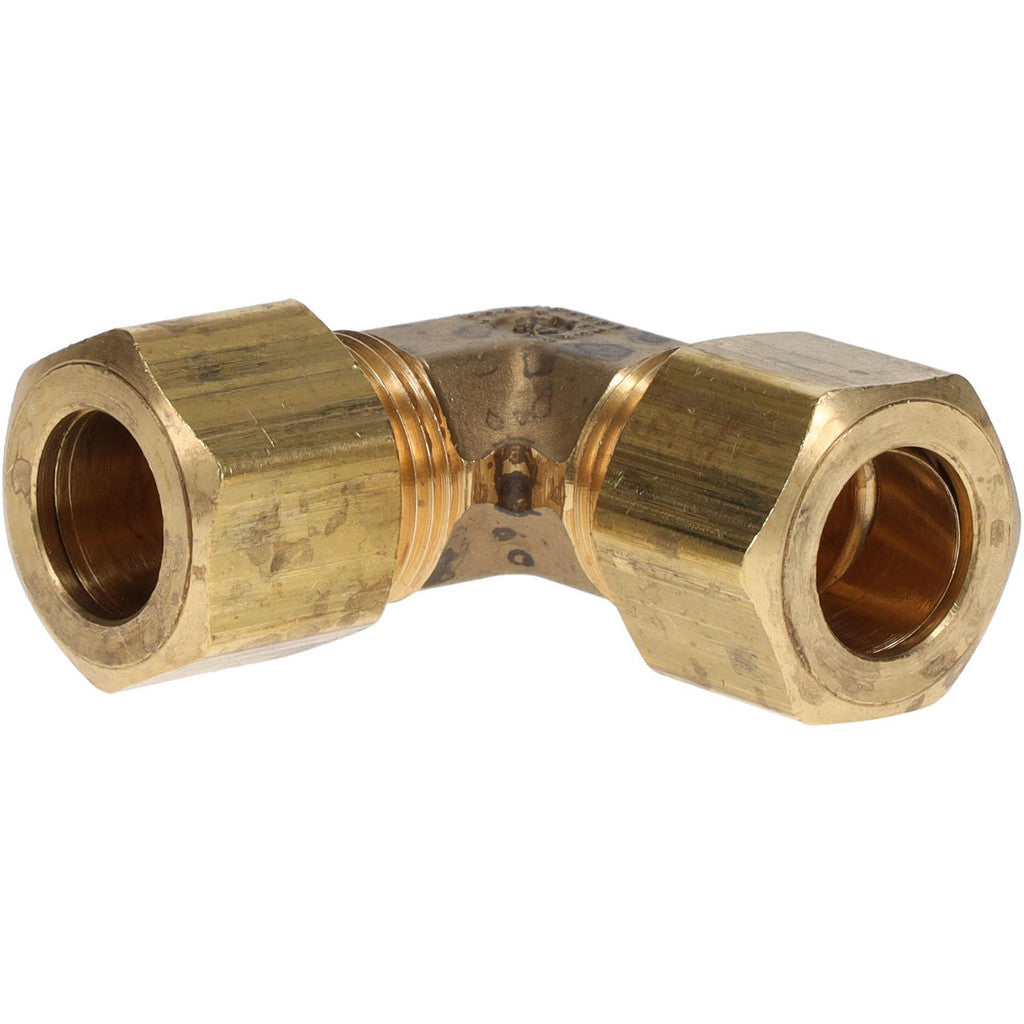 Parker 165C-8 Compression Tube Union Elbow: 11/16-20, 1/2" Tube OD, Compression x Compression