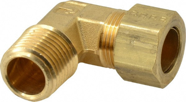 Parker 169C-10-8 Compression Tube Male Elbow: 1/2-14" Thread, Compression x MNPT