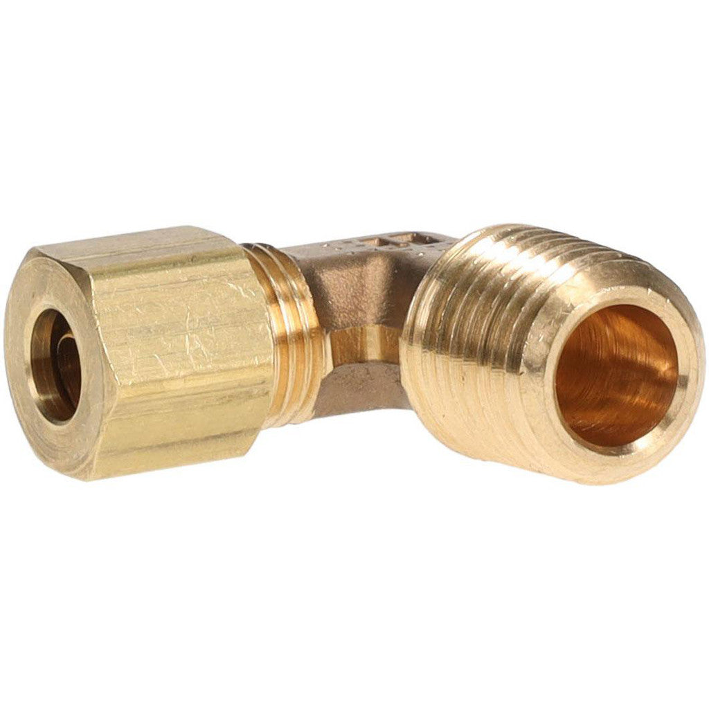 Parker 169C-4-4 Compression Tube Male Elbow: 1/4-18" Thread, Compression x MNPT