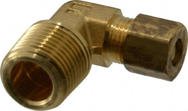 Parker 169C-4-6 Compression Tube Male Elbow: 3/8-18" Thread, Compression x MNPT