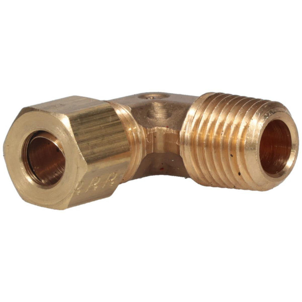 Parker 169C-5-4 Compression Tube Male Elbow: 1/4-18, 5/16" Tube OD, Compression x MNPTF