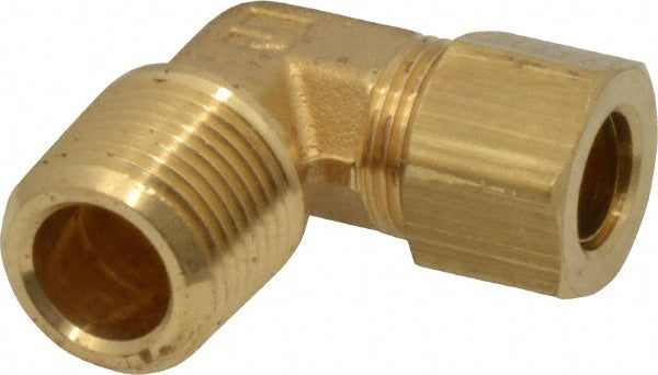 Parker 169C-6-6 Compression Tube Male Elbow: 3/8-18" Thread, Compression x MNPT