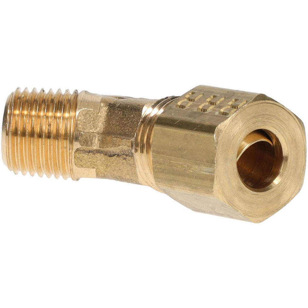 Parker 179C-4-2 Compression Tube Male 45° Elbow: 1/8-27" Thread, Compression x MNPT