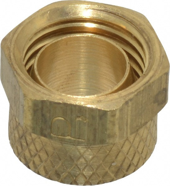Parker 61PB-4 Compression Tube Nut and Sleeve Assembly: 1/4" Tube OD, Compression