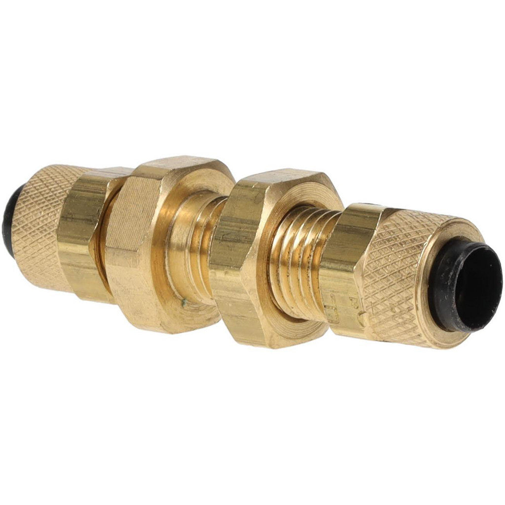 Parker 62PBH-4 Compression Tube Bulkhead Union: Compression x Compression