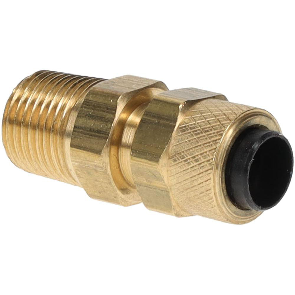 Parker 68P-4-2 Compression Tube Male Connector: 1/8-27, 1/4" Tube OD, Compression x MNPTF (Pack of 5)