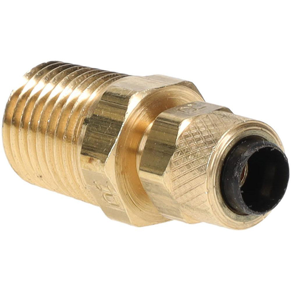 Parker 68P-4-4 Compression Tube Male Connector: 1/4-18, 1/4" Tube OD, Compression x MNPTF (Pack of 5)