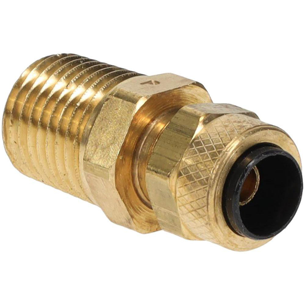 Parker 68P-5-4 Compression Tube Male Connector: 1/4-18, 5/16" Tube OD, Compression x MNPTF