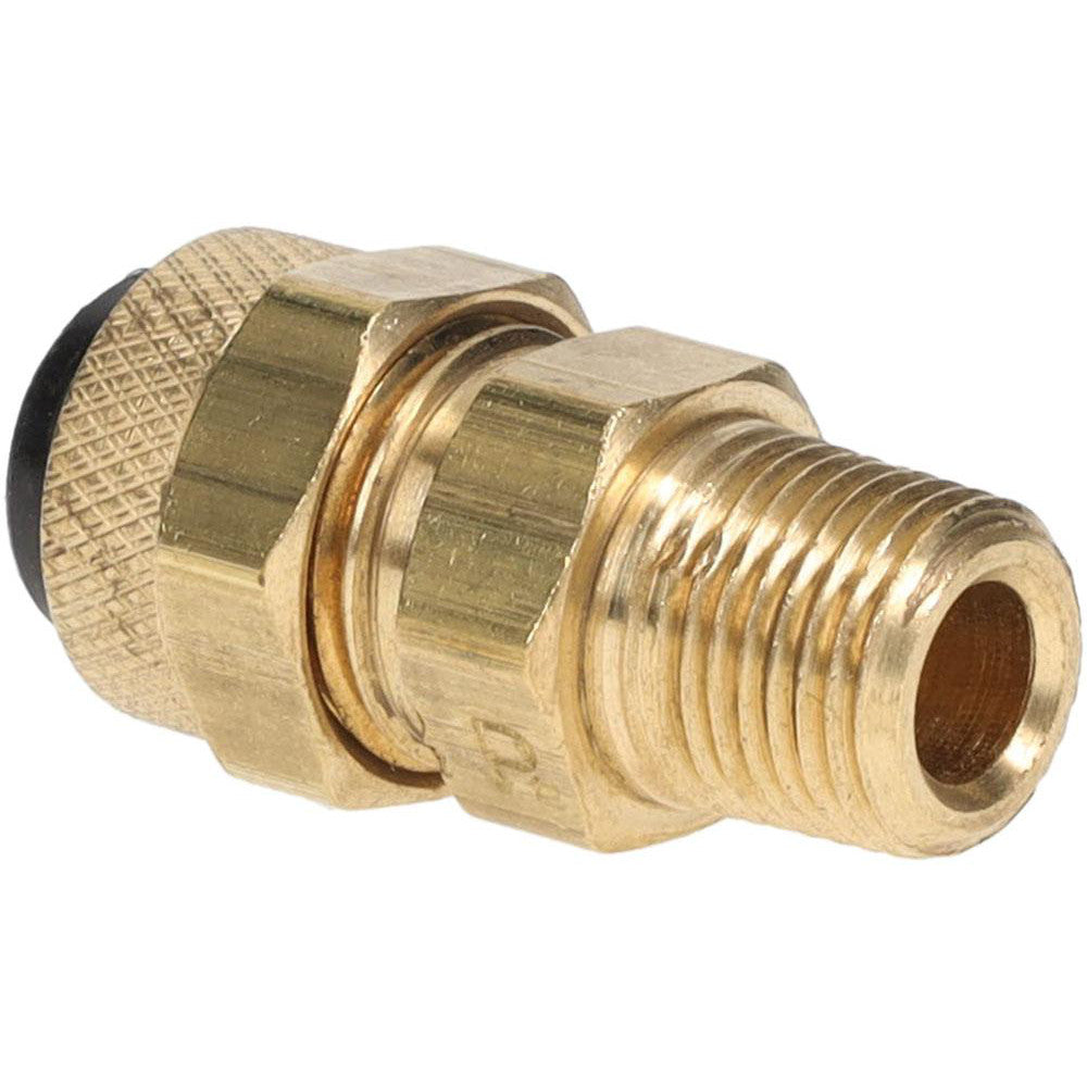 Parker 68P-6-2 Compression Tube Male Connector: 1/8-27, 3/8" Tube OD, Compression x MNPTF
