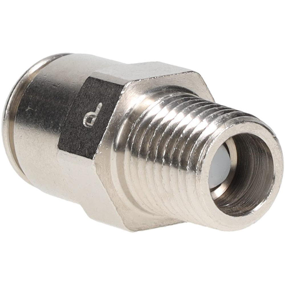 Parker 391P-6-4 Compression Tube Pipe Coupler Body: 1/4-18" Thread, Plug-in Stem to Pipe