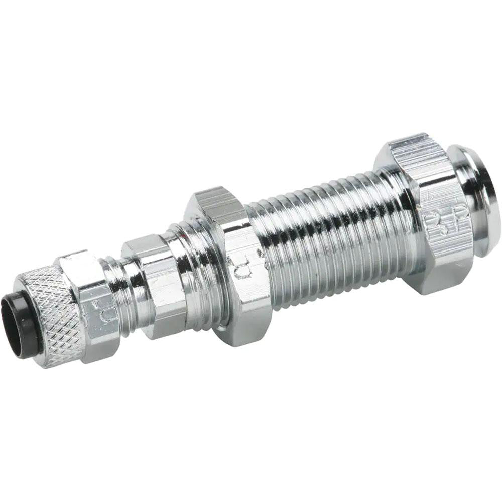 Parker 392P-4-4 Compression Tube Bulkhead Coupler Body: Tube to Plug-in Stem