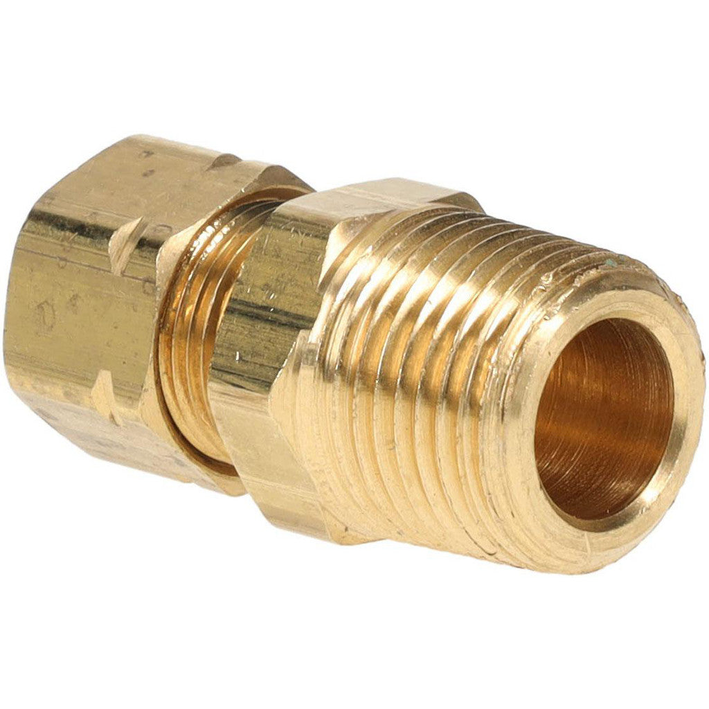 Parker 68CA-6-6 Compression Tube Connector: 3/8-18" Thread, Compression x MNPT