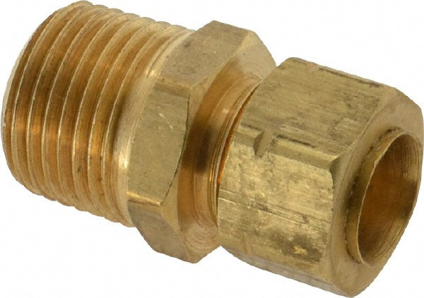 Parker 68CA-8-8 Compression Tube Male Connector: 1/2-14, 1/2" Tube OD, Compression x MNPTF