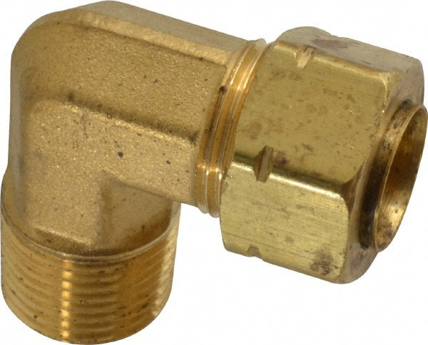 Parker 169CA-8-6 Compression Tube Male Elbow: 3/8-18" Thread, Compression x MNPT