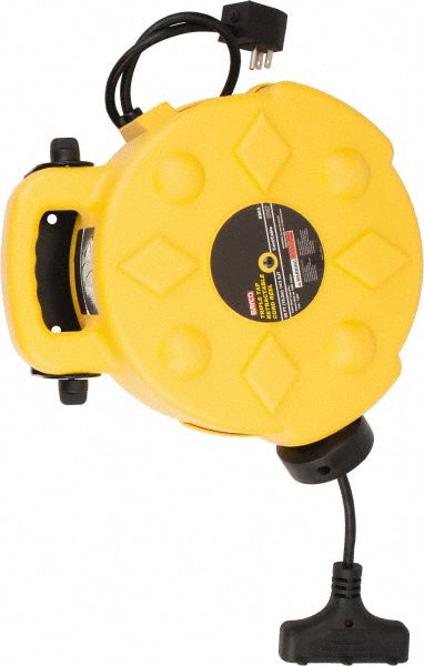 Bayco SL-8903 Cord & Cable Reel: 14 AWG, 50' Long, Outlet End
