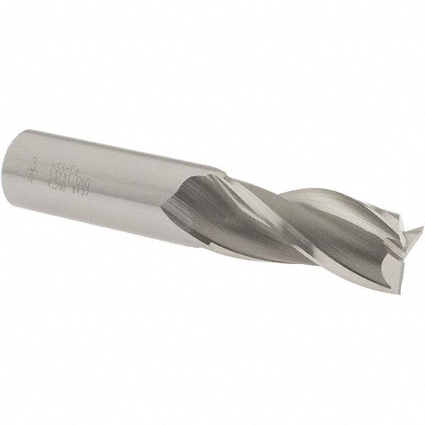 OSG 5313100 Square End Mill: 3/4" Dia, 1-5/8" LOC