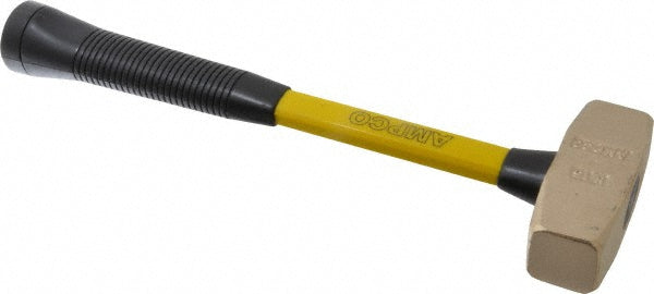 Ampco H-15FG Dead Blow Hammer: 36 oz Head, Nickel Aluminum Bronze Head