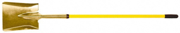 Ampco S-82FG Scooping Shovel: Aluminum Bronze, Square, 9" Blade Width