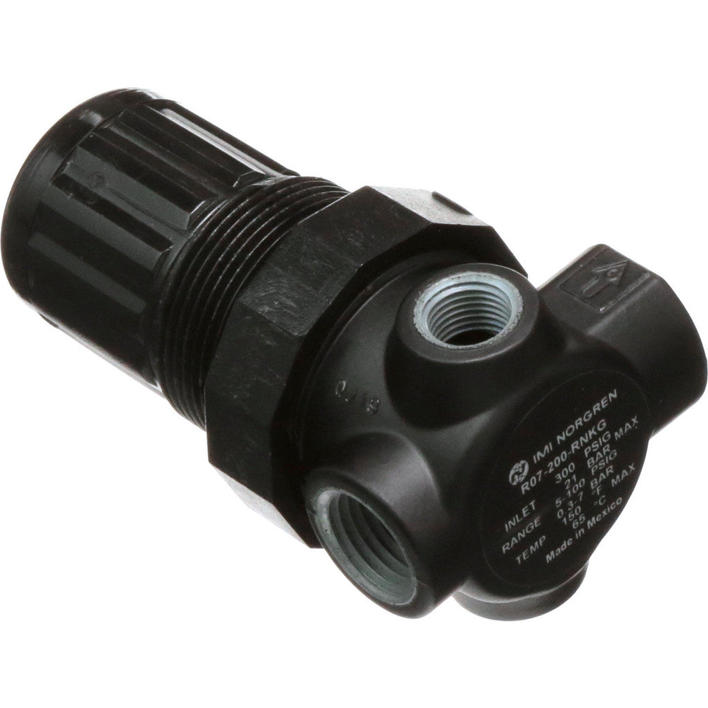 Norgren R07-200-RGKA Compressed Air Regulator: 1/4" NPT, Mini