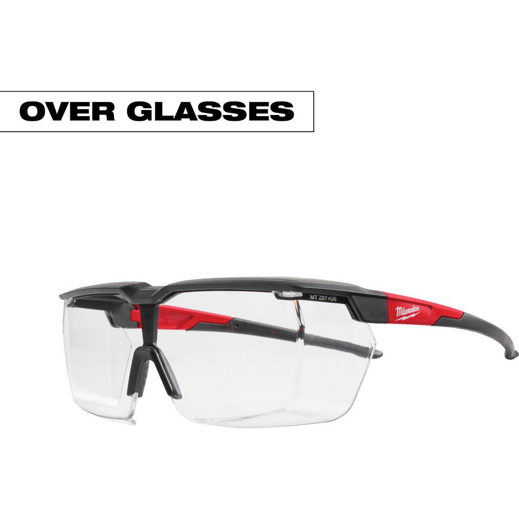 Milwaukee Tool 48-73-2070 Safety Glasses: Anti-Fog & Scratch-Resistant, Polycarbonate, Clear Lenses, Full-Framed