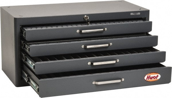 Huot 13580 4 Drawer, 1/4-20 to 1-14 Tap Storage