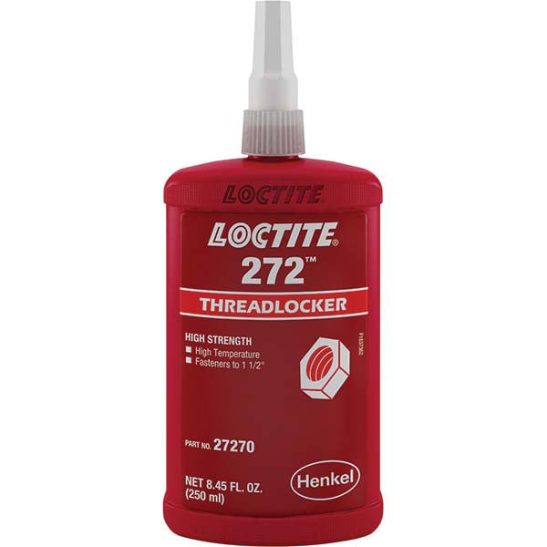 Loctite 195542 272 Threadlocker, 250 ml Bottle