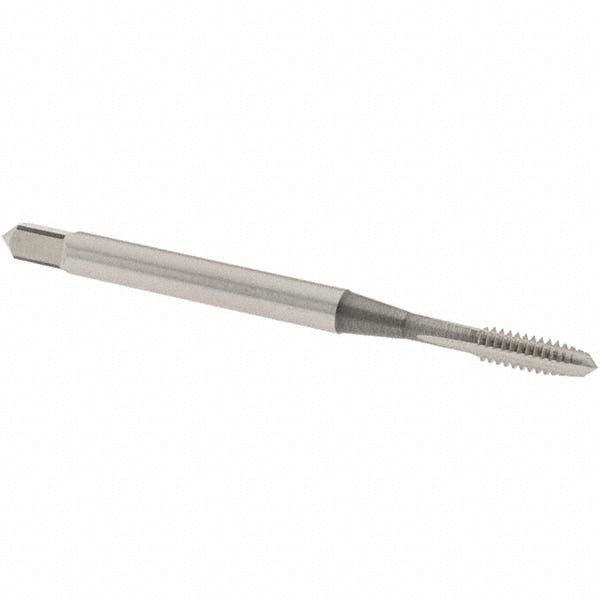 OSG 2493000 Straight Flute Tap: #4-40 UNC, 3 Flute, Plug Chamfer, 2B & 3B Class of Fit, Vanadium High-Speed Steel, Bright/Uncoated Finish