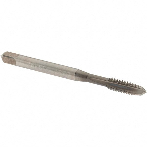 OSG 2402303 Straight Flute Tap: #10-24 UNC, 3 Flute, Plug Chamfer, 2B & 3B Class of Fit, Vanadium High-Speed Steel, Nitride Finish