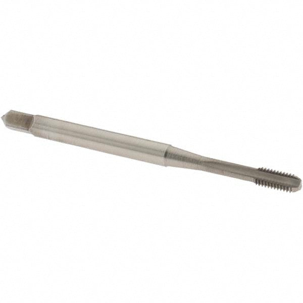 OSG 2410203 Straight Flute Tap: M3x0.5 Metric Coarse, 3 Flute, Bottoming Chamfer, 6H Class of Fit, Vanadium High-Speed Steel, Nitride Finish