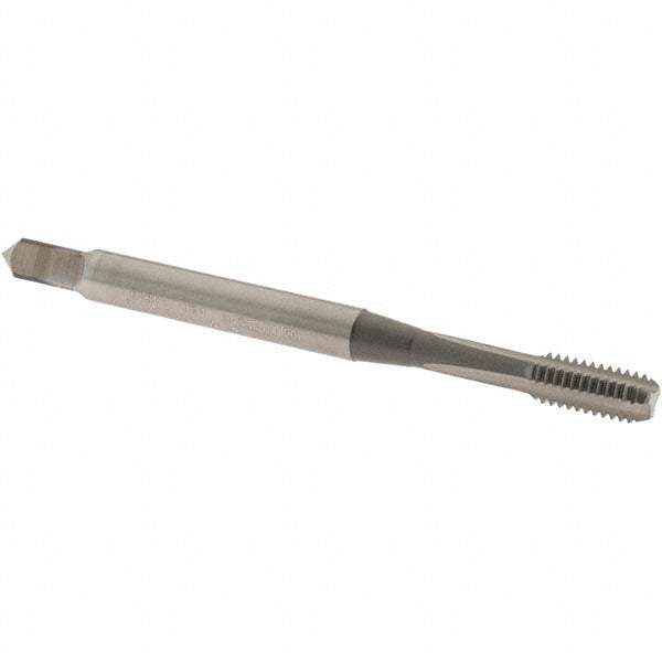 OSG 2495003 Straight Flute Tap: M4x0.7 Metric Coarse, 3 Flute, Bottoming Chamfer, 6H Class of Fit, Vanadium High-Speed Steel, Nitride Finish