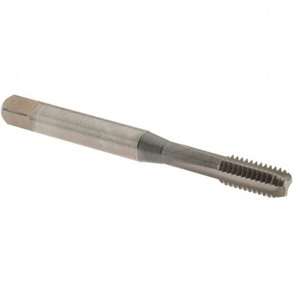 OSG 2410803 Straight Flute Tap: M6x1 Metric Coarse, 3 Flute, Bottoming Chamfer, 6H Class of Fit, Vanadium High-Speed Steel, Nitride Finish
