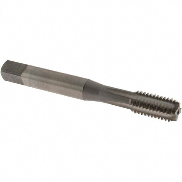 OSG 2411203 Straight Flute Tap: M8x1.25 Metric Coarse, 4 Flute, Bottoming Chamfer, 6H Class of Fit, Vanadium High-Speed Steel, Nitride Finish