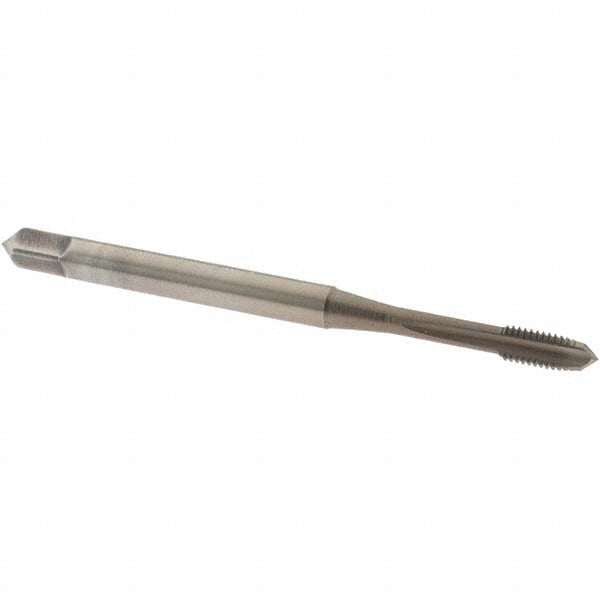 OSG 2494903 Straight Flute Tap: M3x0.5 Metric Coarse, 3 Flute, Plug Chamfer, 6H Class of Fit, Vanadium High-Speed Steel, Nitride Finish