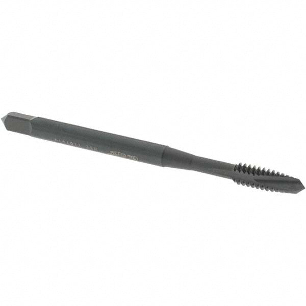 OSG 2812401 Spiral Point Tap: #6-32 UNC, 2 Flutes, Plug Chamfer, 2B Class of Fit, HSS-E Vanadium, Steam Oxide Coated