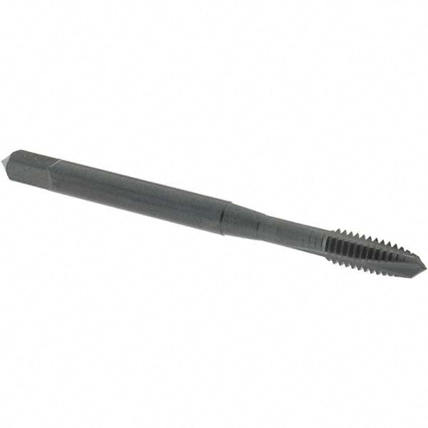 OSG 2807801 Spiral Point Tap: #8-32 UNC, 3 Flutes, Plug Chamfer, 2B Class of Fit, HSS-E Vanadium, Steam Oxide Coated