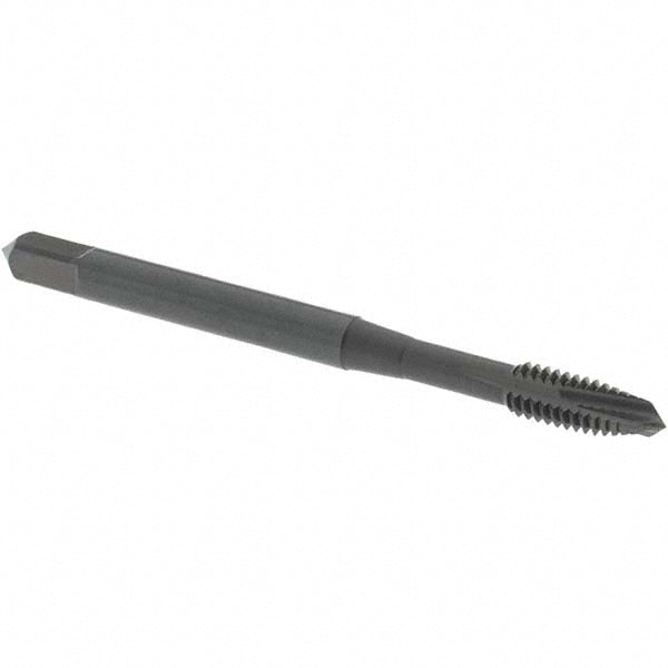 OSG 2812801 Spiral Point Tap: #8-32 UNC, 3 Flutes, Plug Chamfer, 2B Class of Fit, HSS-E Vanadium, Steam Oxide Coated