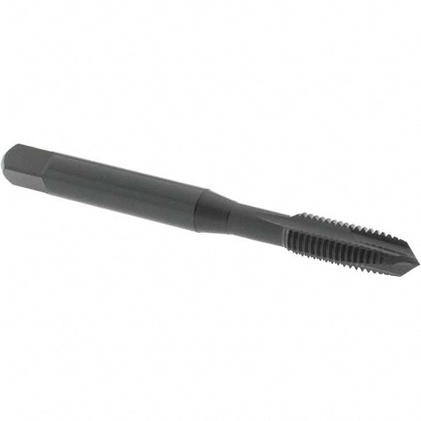 OSG 2830401 Spiral Point Tap: 1/4-28 UNF, 3 Flutes, Plug Chamfer, 3B Class of Fit, HSS-E Vanadium, Steam Oxide Coated