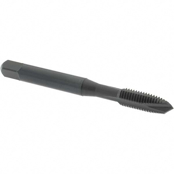 OSG 2835401 Spiral Point Tap: 1/4-28 UNF, 3 Flutes, Plug Chamfer, 2B Class of Fit, HSS-E Vanadium, Steam Oxide Coated