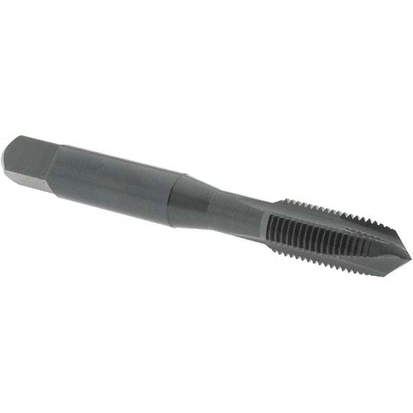 OSG 2836801 Spiral Point Tap: 3/8-24 UNF, 3 Flutes, Plug Chamfer, 2B Class of Fit, HSS-E Vanadium, Steam Oxide Coated