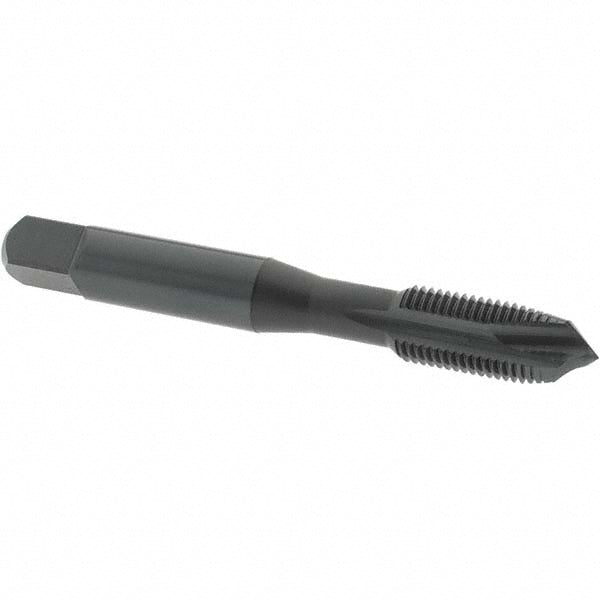 OSG 2841701 Spiral Point Tap: 3/8-24 UNF, 3 Flutes, Plug Chamfer, HSS-E Vanadium, Steam Oxide Coated