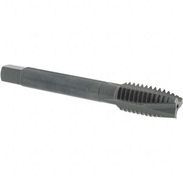 OSG 2832401 Spiral Point Tap: 1/2-13 UNC, 3 Flutes, Plug Chamfer, 3B Class of Fit, HSS-E Vanadium, Steam Oxide Coated