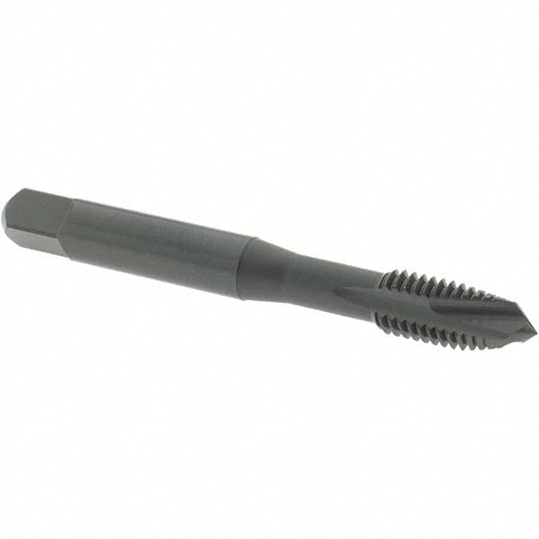 OSG 2891401 Spiral Point Tap: M8x1.25 Metric, 3 Flutes, Plug Chamfer, 6H Class of Fit, HSS-E Vanadium, Steam Oxide Coated